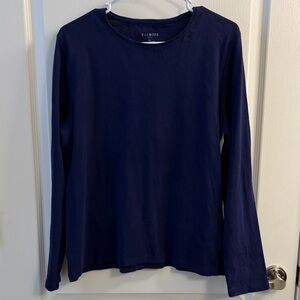 Talbots Navy Blue Long Sleeve Shirt